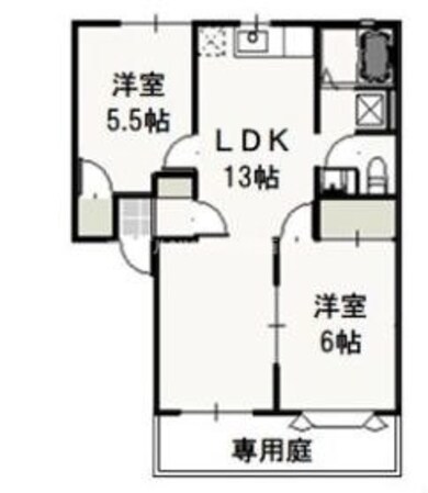 グリーンパーク西辛川Ｃの物件間取画像